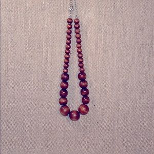 Wood Bead Necklace